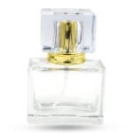 30ml Empty Refillable Glass Bottle with Spray Pump and Royal Cap(Pack of 1)