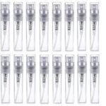 Hunky Dory 5ml 12pcs Clear Transparent Empty Plastic Mini Spray Bottles