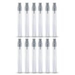 Hunky Dory 10ml 12pcs Delicated Transparent Empty Glass  Spray Bottles