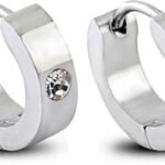 Hunky Dory Crystal Daimond Studded Earning For Men Women (1 Pairs)