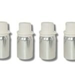 Hunky Dory 50ml Multipurpose Anodized Aluminum Bottle with Drop Nozzle & Cap (Pack of 12)