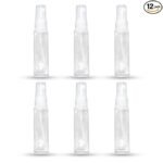 Hunky Dory 12pcs 8ml Transparent Glass Pocket Pen Spray Bottle (Pack of 12)