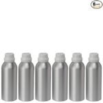 Hunky Dory 100ml Multipurpose Anodized Aluminum Bottle with Drop Nozzle & Cap with Seal (Pack of 12)