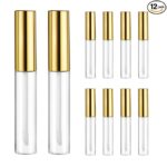 Hunky Dory 5ml Plastic Bottles Transparent Bottle With Plug (Pack Of 12)