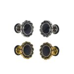 Hunky Dory Gold | Silver Earrings For Men | Women (2 Pairs)