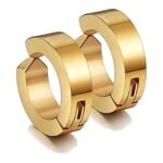 Hunky Dory Non Piercing Gold Earring For Men (1 pairs)