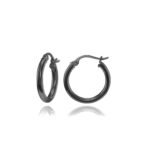 Hunky Dory Black Earrings For Men | Women (1 Pair)