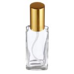 Hunky Dory 30ml Glass Bottle with Gold Spray Pump and Cap (Gold) (Pack of 1)