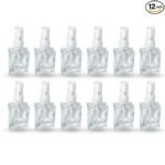 Hunky Dory 12pcs 8ml Transparent Glass Pocket Pen Spray Bottle (Pack of 12)