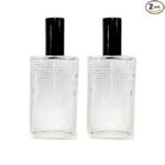 Hunky Dory 100-ml Glass Bottle with Spray Pump and Cap (Pack of 2)