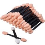 Hunky Dory Lady Makeup Double-Side Oval Shape Eye Shadow | Lips Sponge Brushes (Pack of 20)