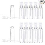 Hunky Dory 240pcs 1ml Mini Sample Perfume Bottle with Drop& Spray