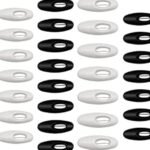 Hunky Dory 24pins Traditional Glossy Black and White Safety Pins