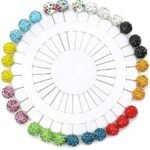 Hunky Dory Royal Arabic Multicolour Rhinestone Hijab Pins for Multipurpose use| Brooch for Women (Pack of 30)