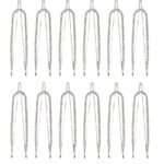 Hunky Dory Silver Plated Traditional Indian Saree Pins | Safety Pins | Brooch for Women (Pack of 12)
