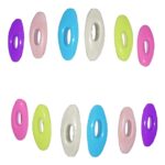 Hunky Dory 12pins Traditional Glossy Multicolour Safety Pins | Brooch | Saree Pins | Hijab Pins for Women | Girls (Pack of 12)