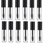 Hunky Dory 12pcs 5ml Empty Mascara Tubes Eyelash Serum Tubes and Eyeliner Tubes Eyelash Cream Container Bottle, Liquid Eyeliner Mascara Container
