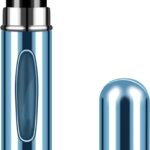 Hunky Dory 5ml Sky Blue Portable Mini Perfume Refillable Atomizer Container, Portable Perfume Spray Bottle, Travel Scent Pump Case Fragrance Empty Spray Bottle for Travelling and Beauty Use.