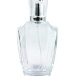 Hunky Dory 100ml Royal Empty Clear Glass Delicated Perfume Decant Spray Bottles with Metally Pump and Unique Cap For DIY Perfume, Essential Oils, Rose Water, Travel Use
