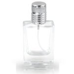 Hunky Dory Royal 30ml Empty Clear Glass Perfume Decant Spray Bottles with Metally Pump And Silver Cap For DIY Perfume, Essential Oils, Rose Water, Travel Use