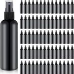 Hunky Dory 12pcs 200ml Empty Plastic Black Refillable Fine Mist Black Spray Bottle for Saloon,Costemic, Hand Sanitizer, Toner, Perfume, Lotion, Oil, Travel use.