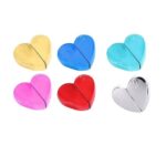 Hunky Dory 25ml Heart Shaped Refillable Atomizer Perfume Bottles (Multicolour) po-6