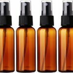 Hunky Dory 50ml Empty Plastic Amber Refillable Fine Mist Spray Bottle for hand sanitizer,Perfume, Lotion, Oil, Travel | Costemic use po-12