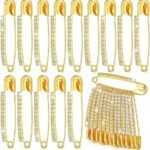 Hunky Dory Diamond Studded Traditional Indian Dress Saree Pins | Safety Pins po-24