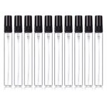 Hunky Dory 12pcs 20ml Empty Delicated Perfume Glass Bottles With Plastic Black Spray Pump And Caps.